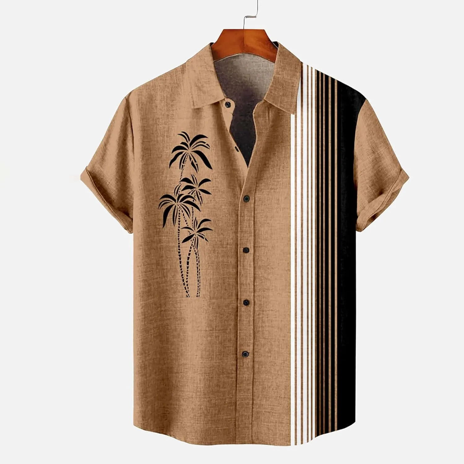 Summer Beach Casual Down Tropical Holiday Beach Shirts Vacation Outfits Cruise Shirt Mens Beach Shirt Mens Beach