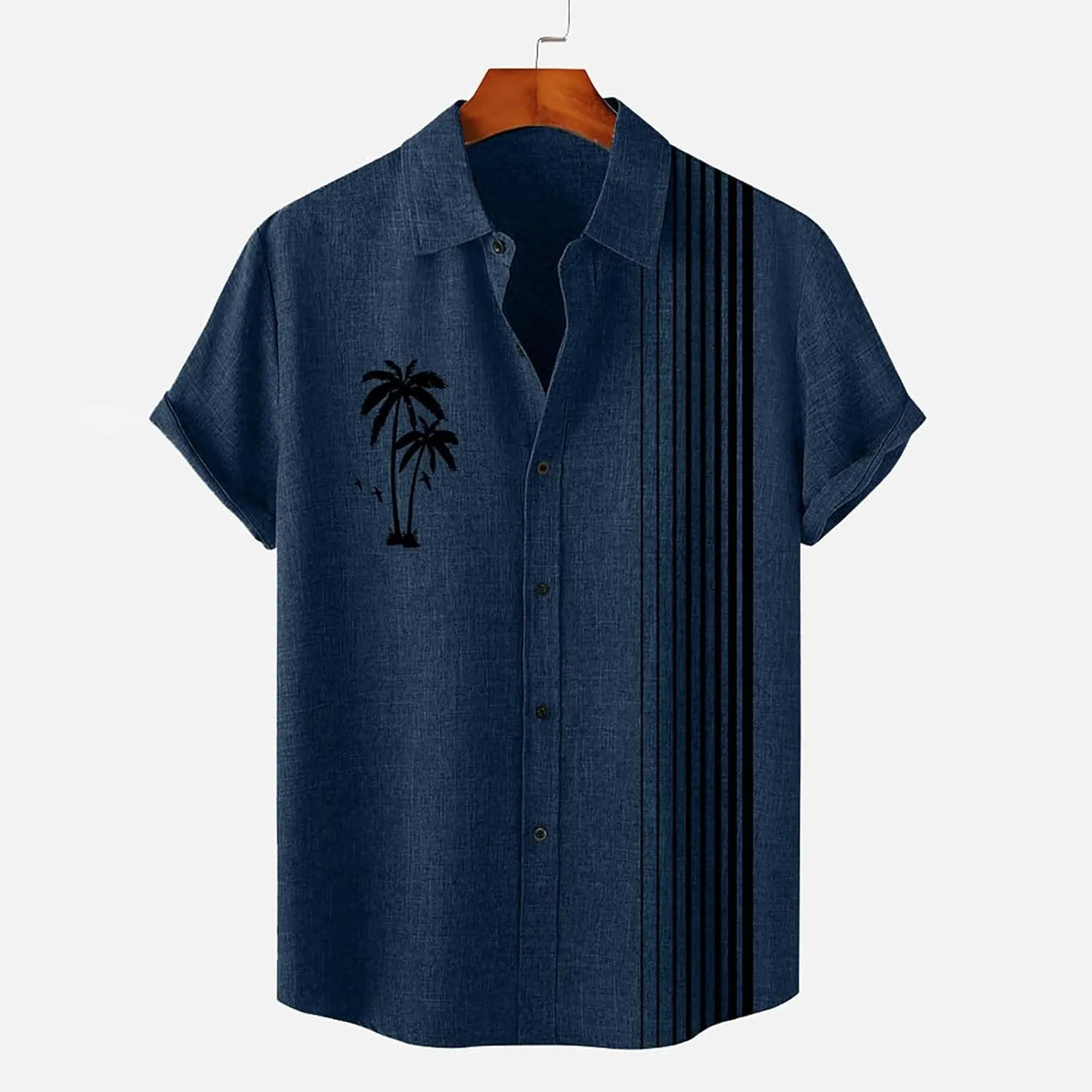 Summer Beach Casual Down Tropical Holiday Beach Shirts Vacation Outfits Cruise Shirt Mens Beach Shirt Mens Beach