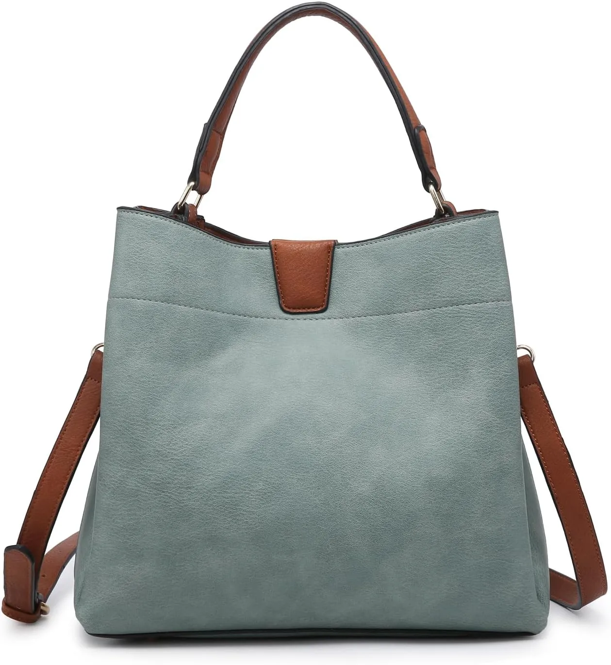 Tati Vegan Leather Handbags and Purses for Women Ladies Top Handle Satchel Hobo Crossbody Shoulder Tote Bag