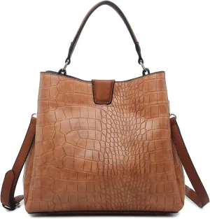 Tati Vegan Leather Handbags and Purses for Women Ladies Top Handle Satchel Hobo Crossbody Shoulder Tote Bag