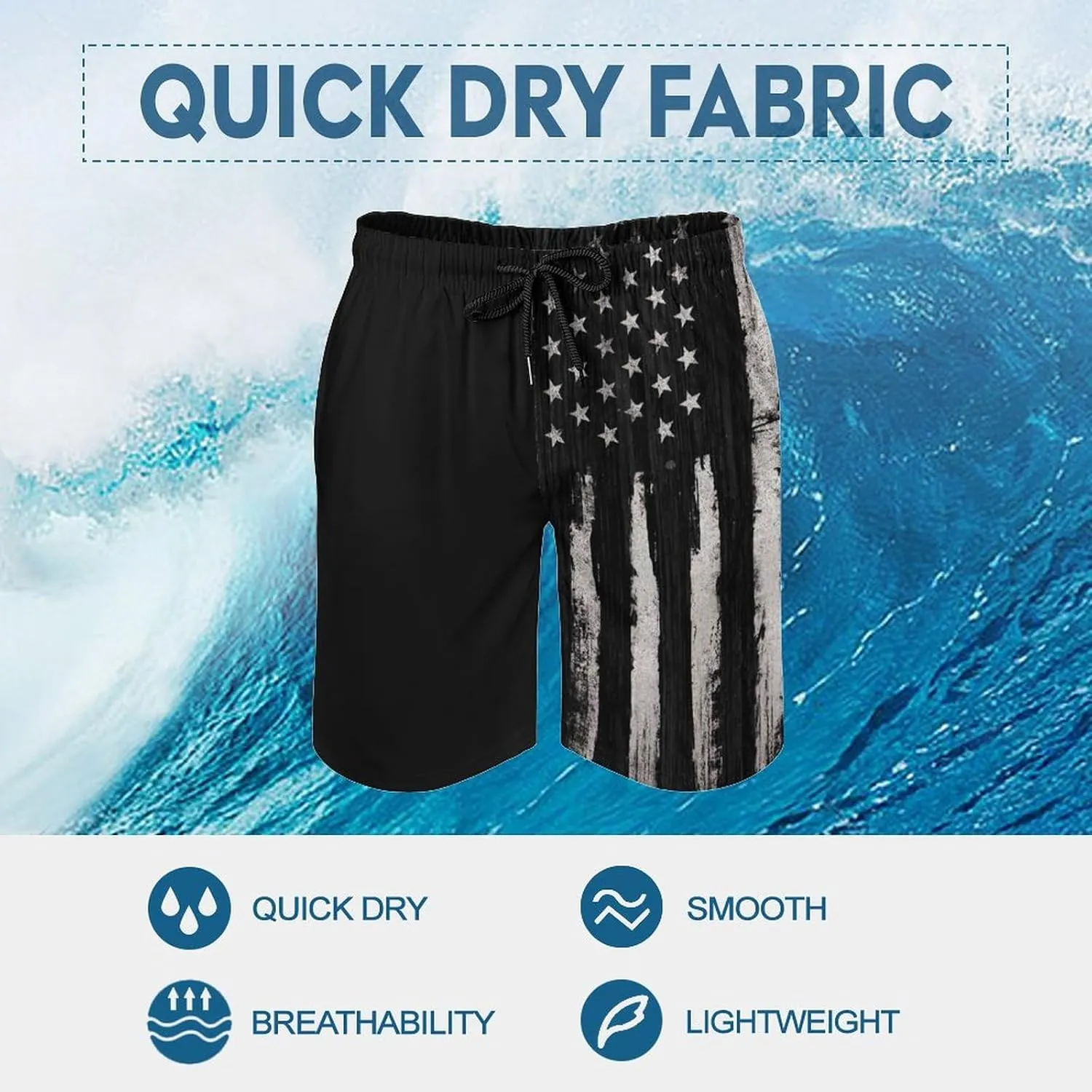 Teen Mens Beach Shorts Breathable Beach Surfing Beach Bathing Suits Pant