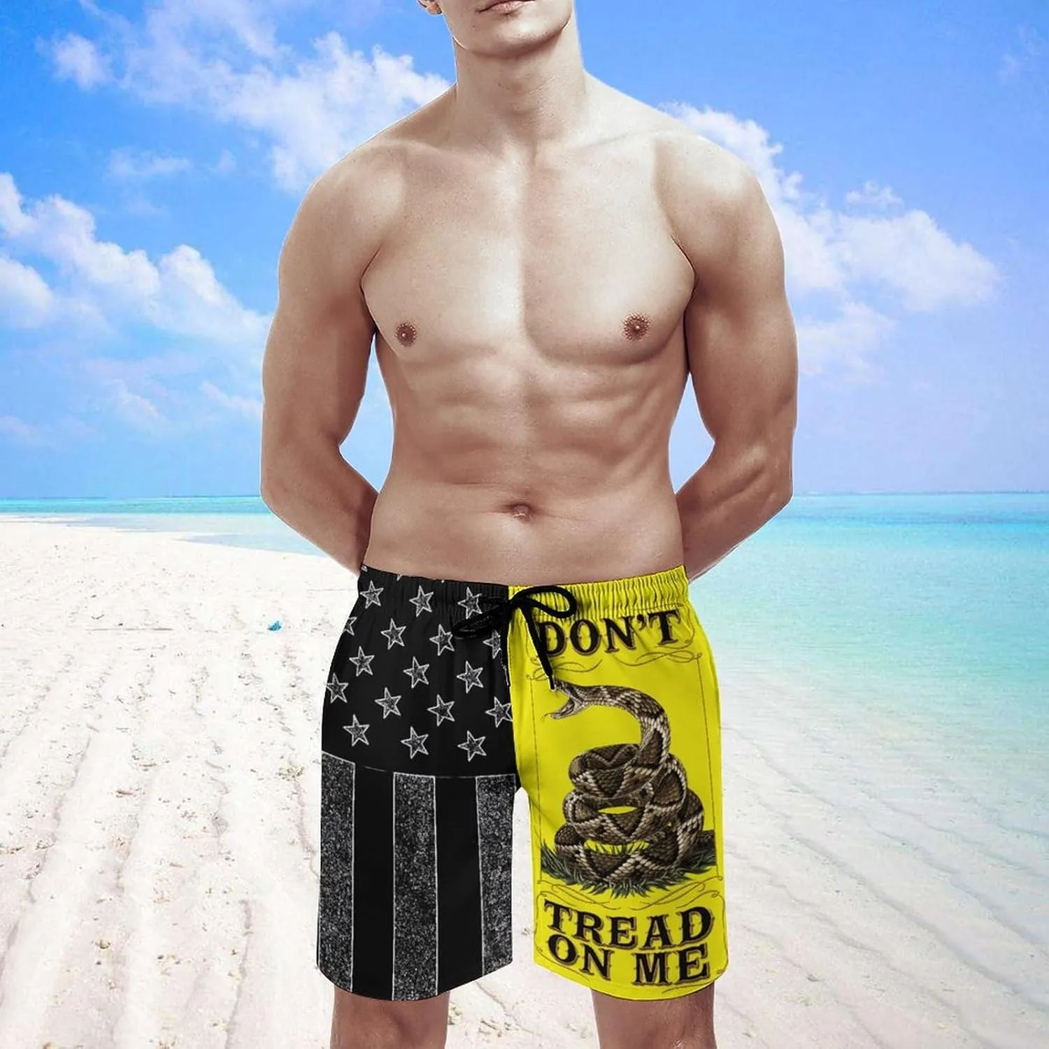 Teen Mens Beach Shorts Breathable Beach Surfing Beach Bathing Suits Pant