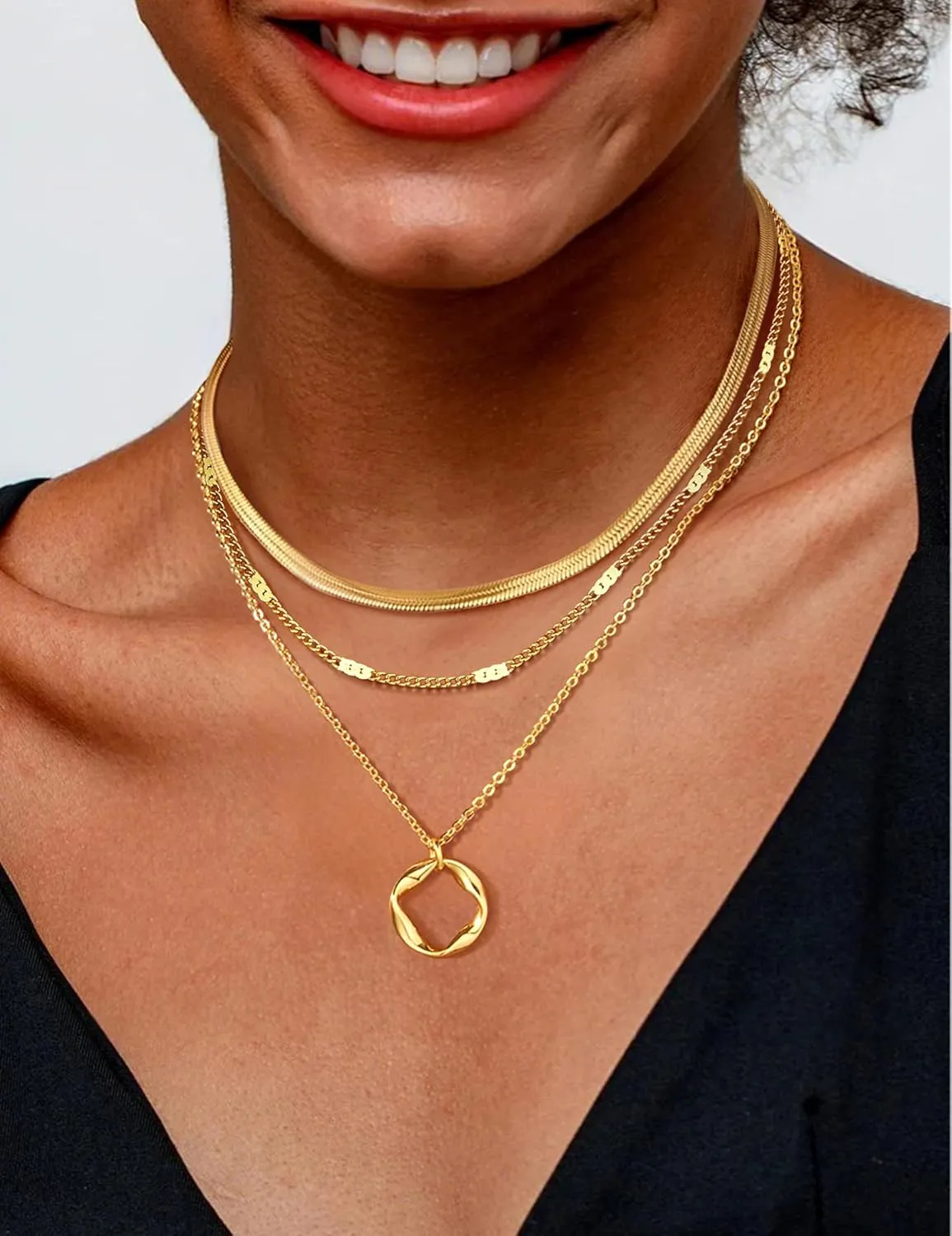 TEN MIRO Pearl Necklaces for Women, Dainty White Pearl Necklace 6MM Round Small Imitation Pearls Necklace Choker Bridesmaid Necklaces for Wedding Prom Jewelry Gifts