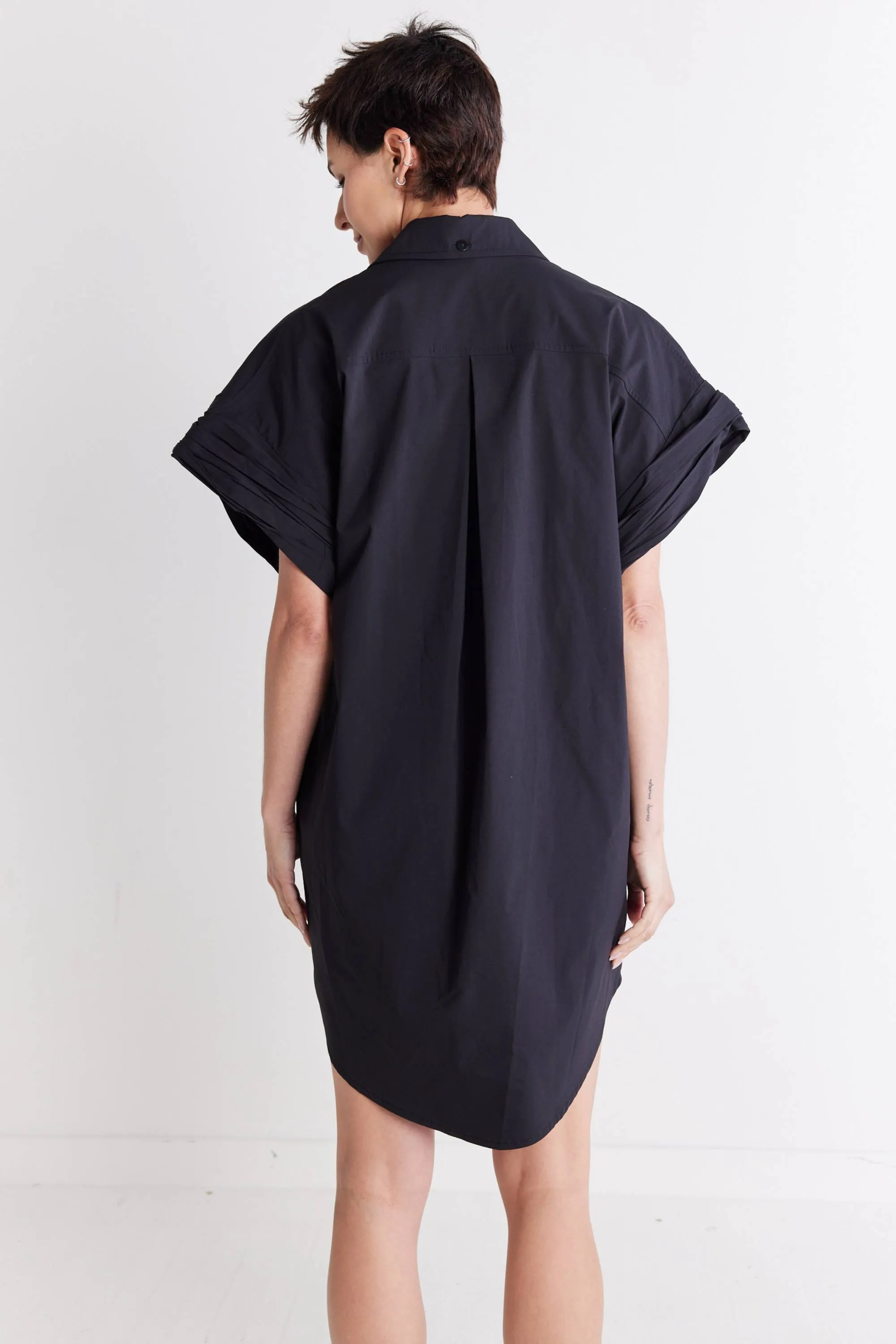 The Wide Sleeve Poplin Dress