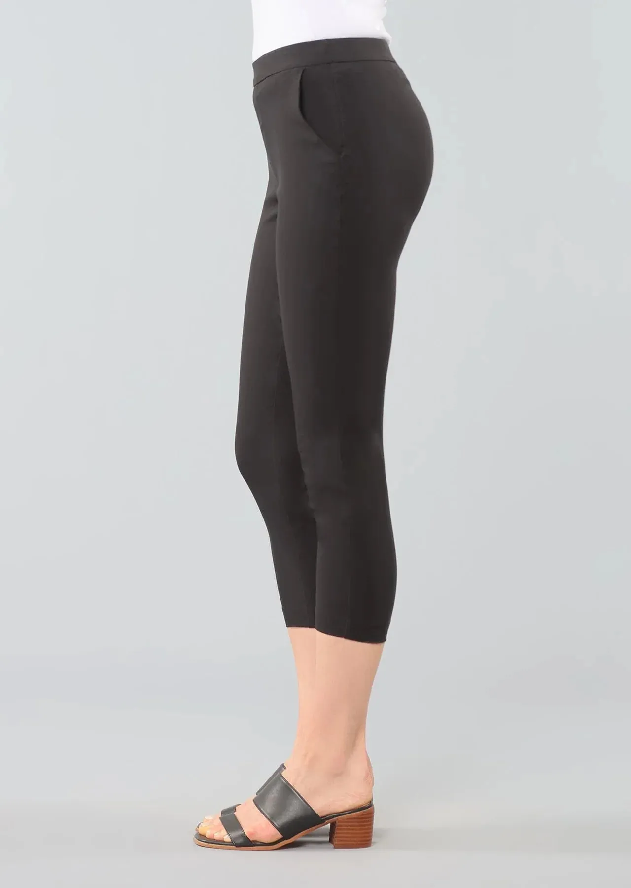 Thinny Crop Pants W/Pockets Magical Lycra