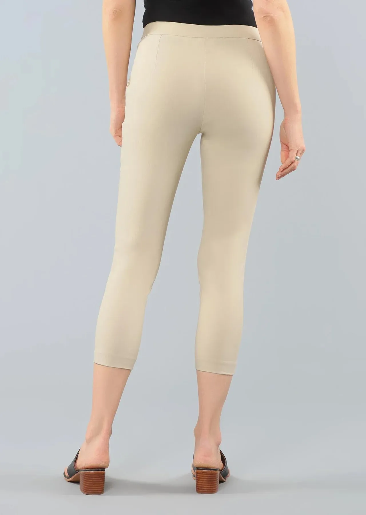 Thinny Crop Pants W/Pockets Magical Lycra