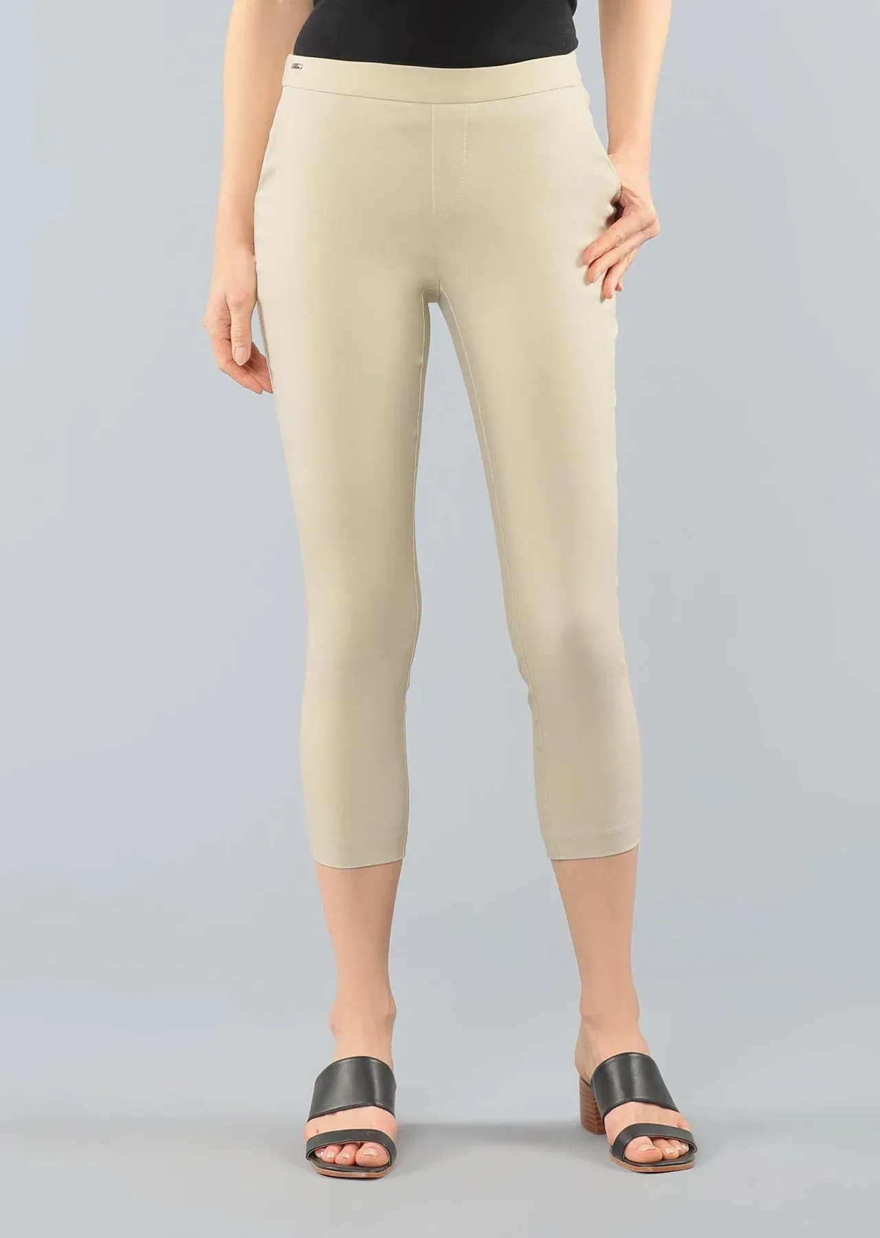 Thinny Crop Pants W/Pockets Magical Lycra
