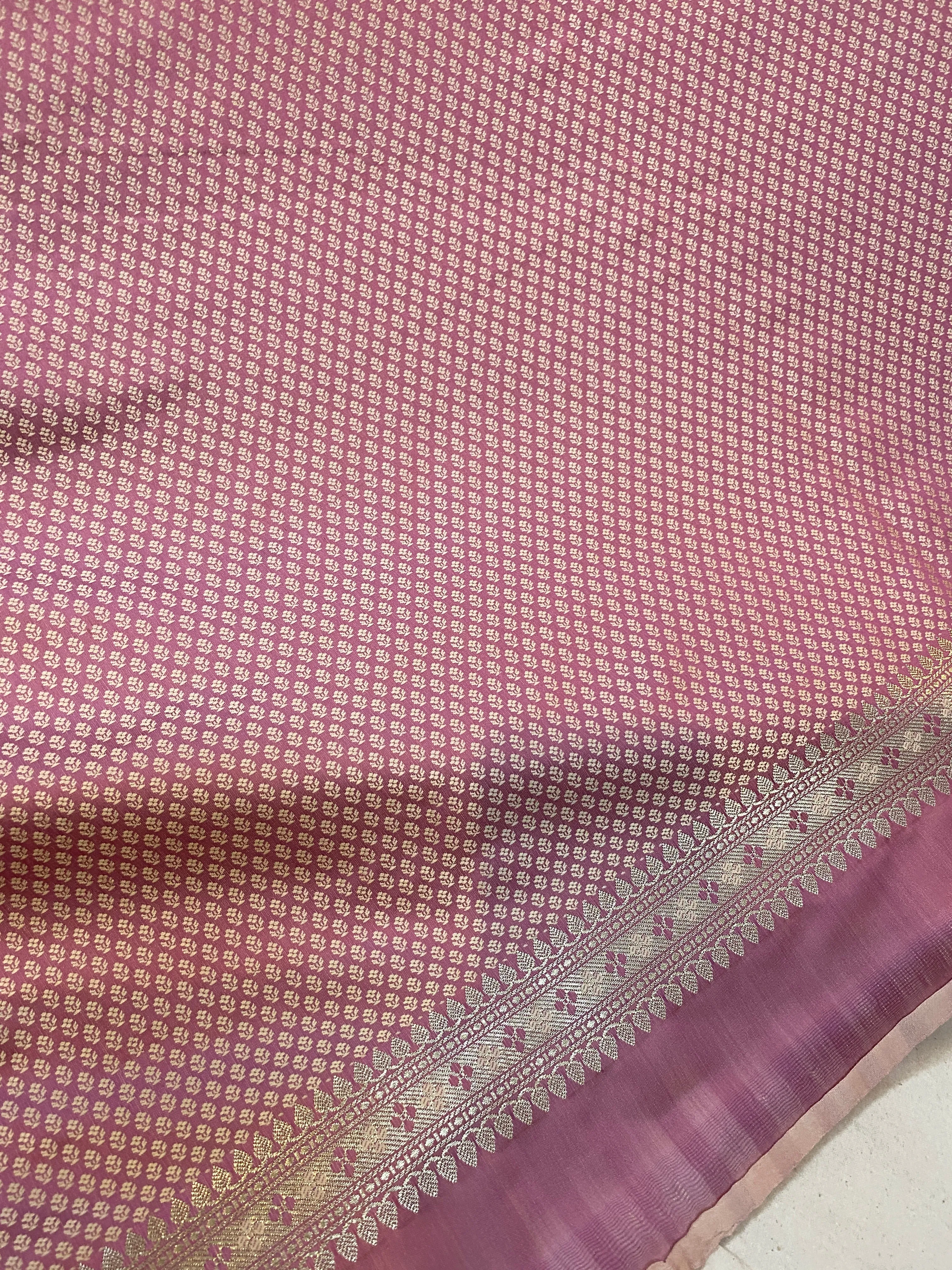 Timeless Beauty: Pink Pure Banarasi Silk Saree