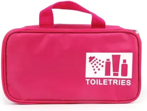 Toiletry Bag, Travel Dopp Kit for Toiletries Accessories,Bata Cable Storage (pink)