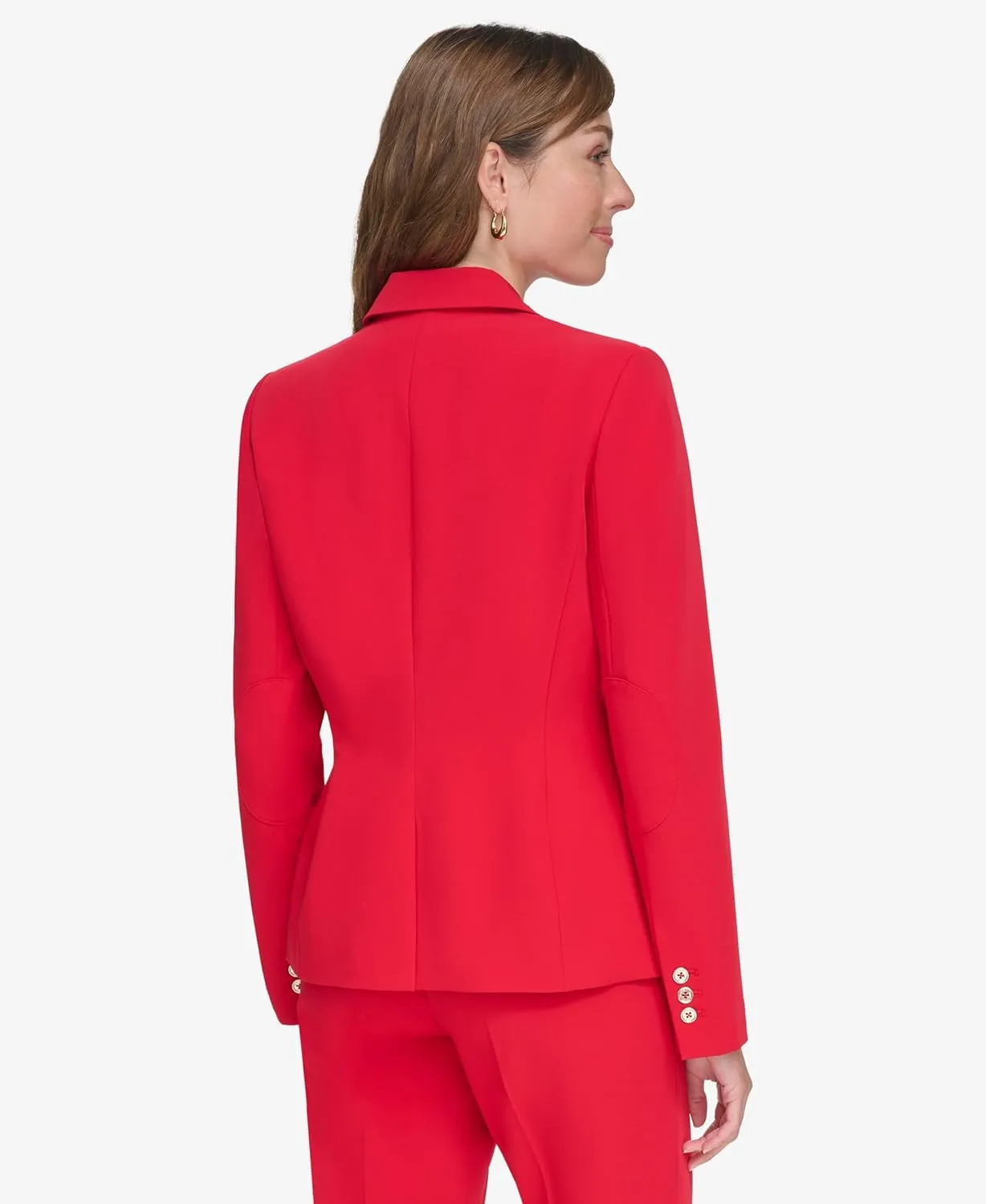 Tommy Hilfiger Women's Blazer  Business Jacket with Flattering Fit and Single-Button Closure