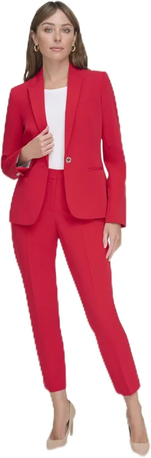 Tommy Hilfiger Women's Blazer  Business Jacket with Flattering Fit and Single-Button Closure