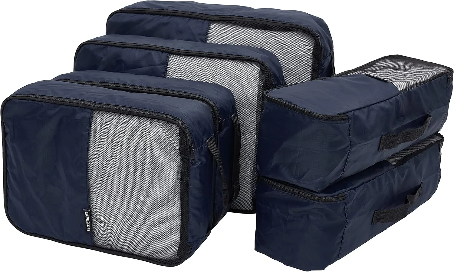 Travelers Club Riddock Luggage and Travel Accessories, Navy Blue, 14-Piece Set