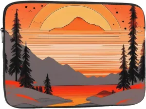 Tree Hills And Rivers Shockproof And Waterproof Computer Bag, Suitable For Business Trips Office