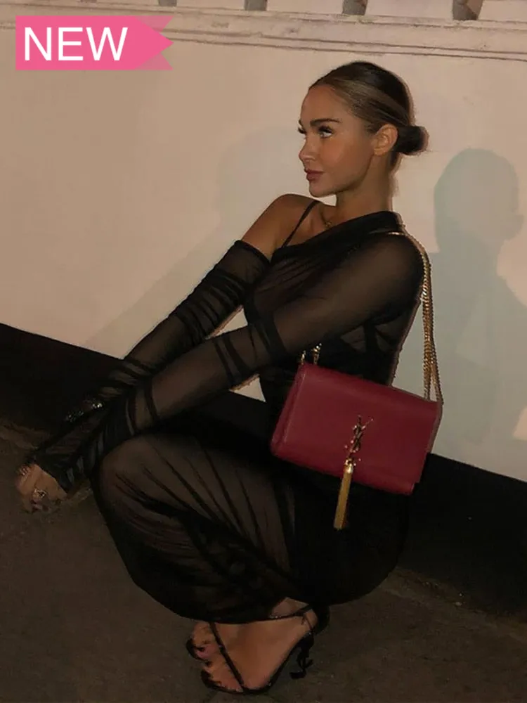 Trendy 3 Piece Crop Top And Mesh Cover Up Set
