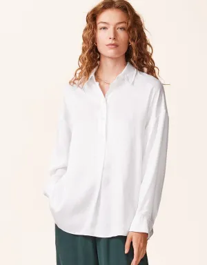 unsubscribed silk pullover top
