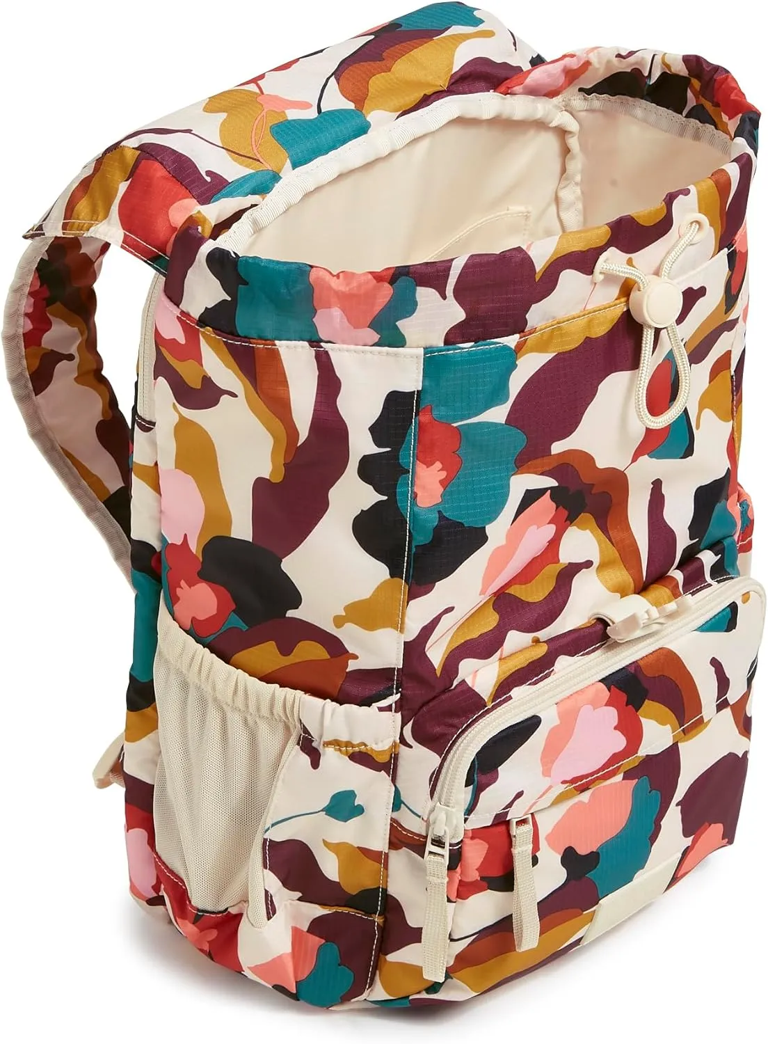 Vera Bradley Ripstop Campus Daytripper Backpack, Immersed Blooms Jewel