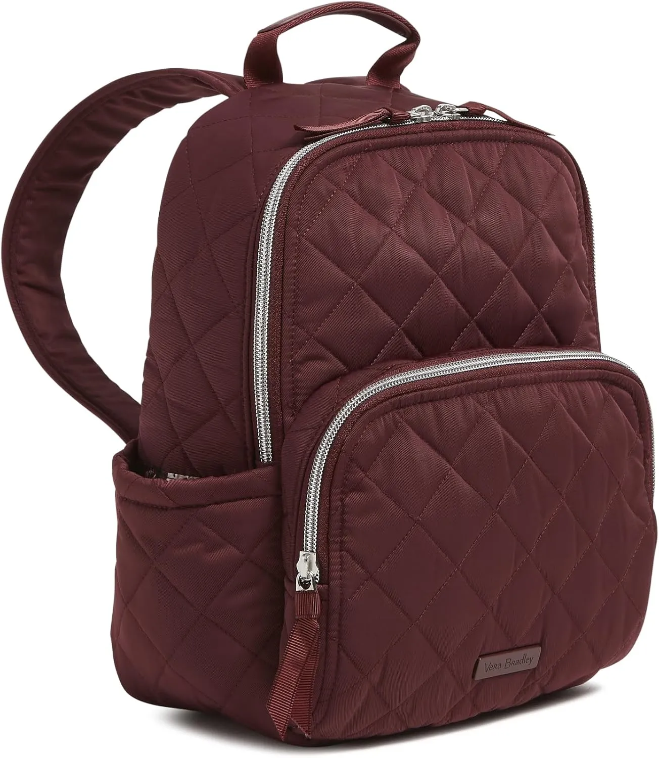 Vera Bradley Women's, Performance Twill Small Backpack, Raisin, One Size