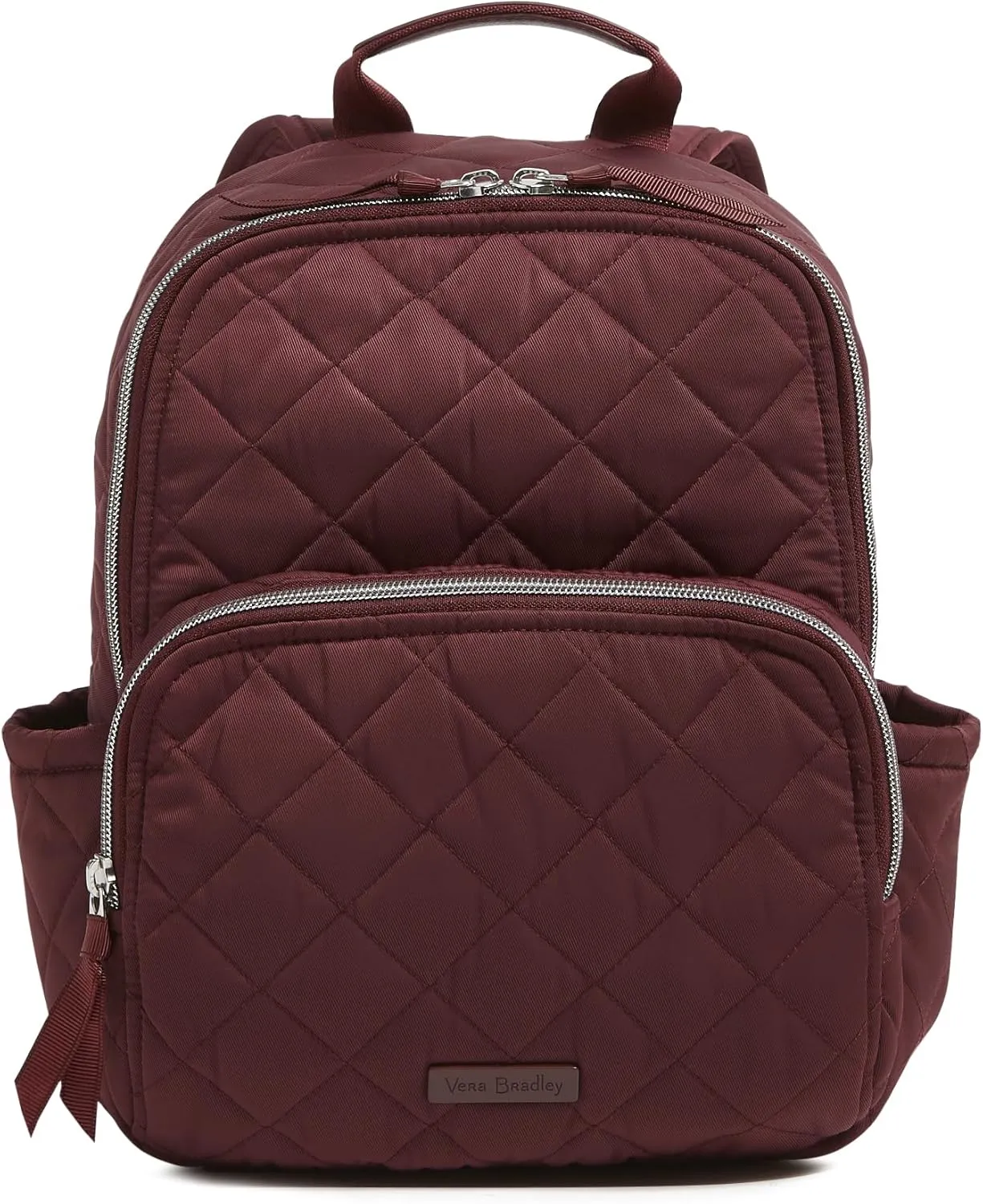 Vera Bradley Women's, Performance Twill Small Backpack, Raisin, One Size