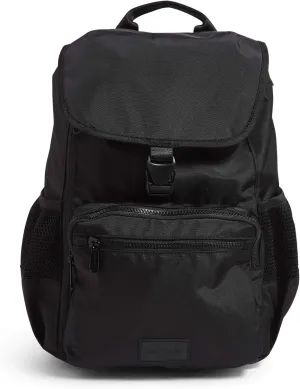 Vera Bradley Women's Recycled Lighten Up Reactive Daytripper Backpack, Black, One Size