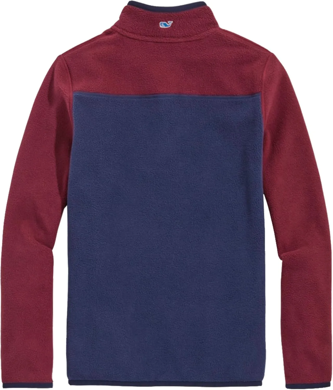 vineyard vines Boys' Color Blocked Harbor Fleece Quarter-snap
