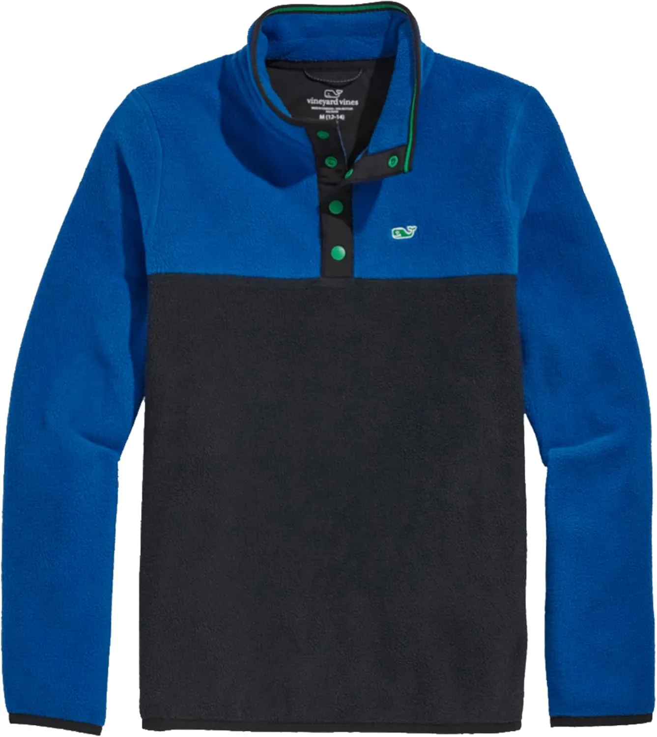 vineyard vines Boys' Color Blocked Harbor Fleece Quarter-snap