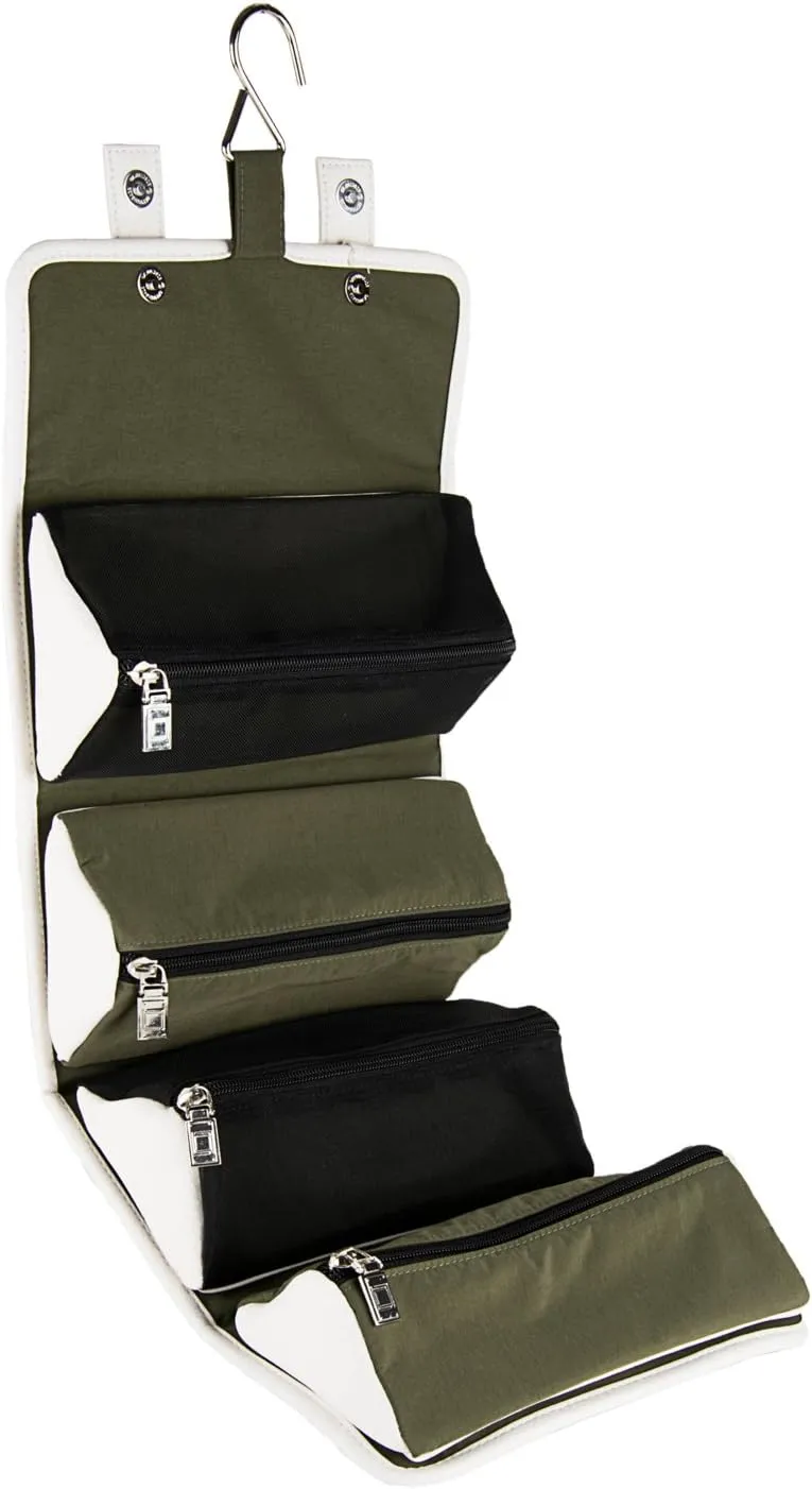 Water Resistant Hanging Toiletry Bag Travel Organizer Kit for Accessories, Shampoo, Toiletries