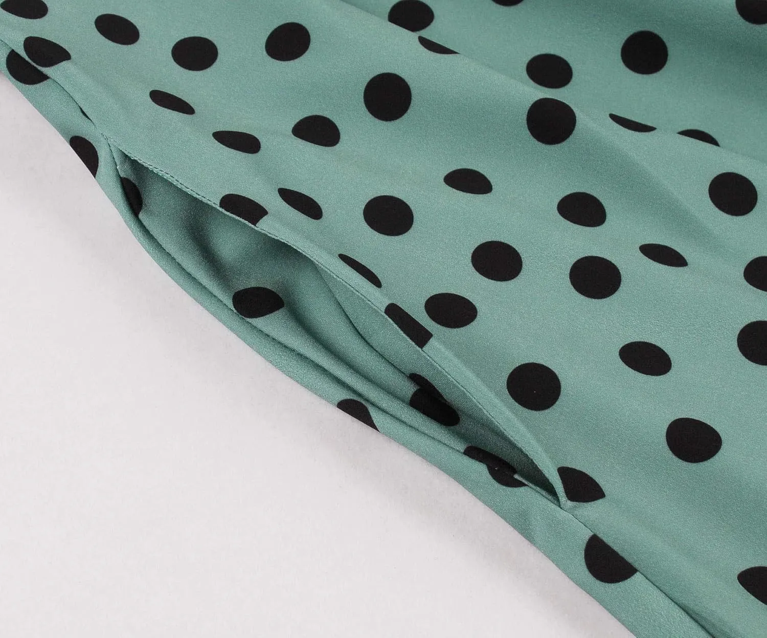 Wellwits Women's Sleeveless Summer Midi Polka Dots Vintage Dress