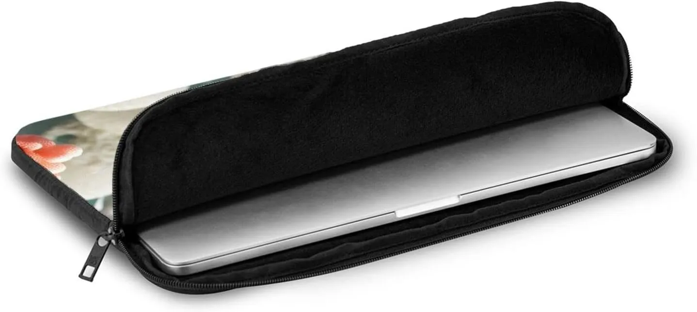 White Tropical Fish Shockproof And Waterproof Computer Bag, Suitable For Business Trips Office