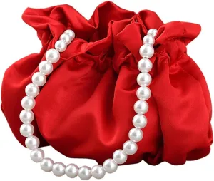 Women Clutch Bag Purses Handbags Fashion Bucket Women Pearl Evening Bags Accessories