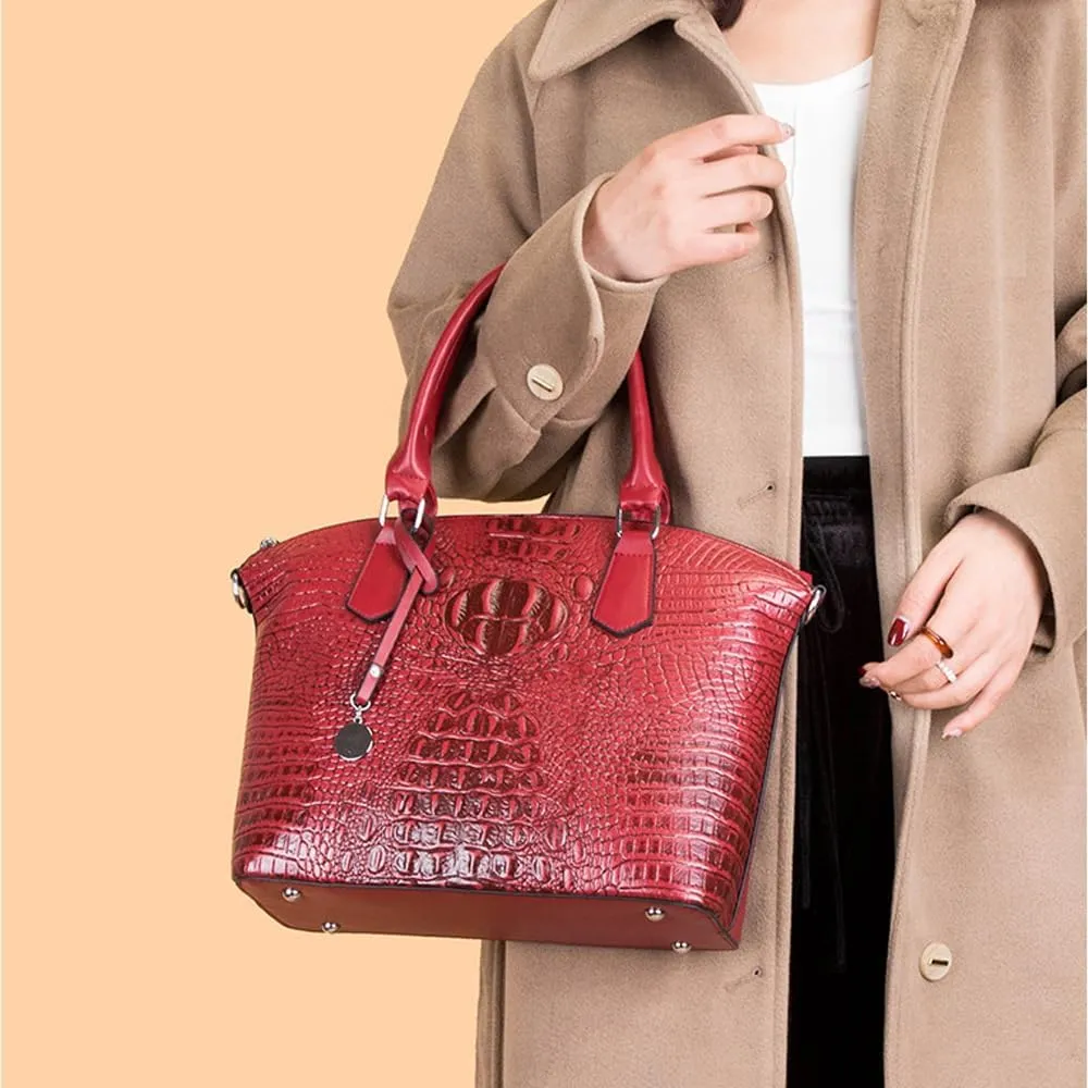 Women Handbags and Purses Set Tote Bags Satchel Bag Shoulder Bag Ladies Work Bag Small Crossbody Bag Wallet 3 PSC