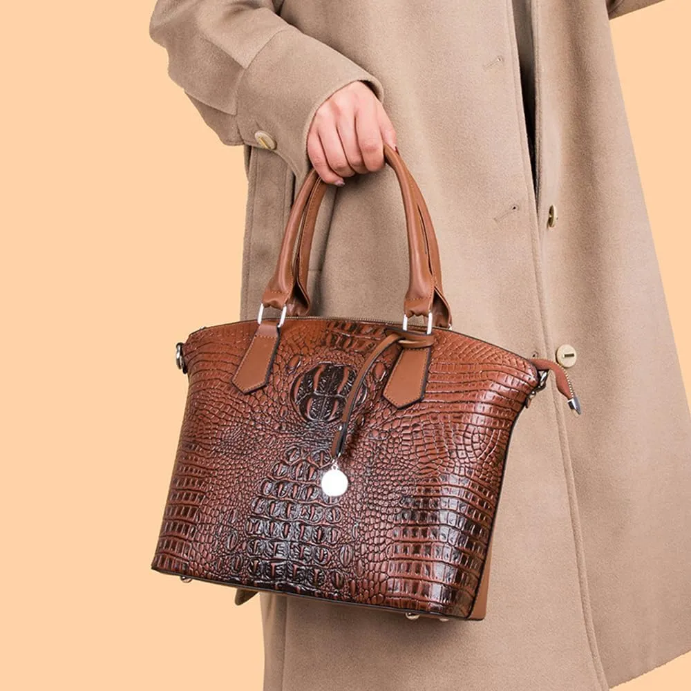 Women Handbags and Purses Set Tote Bags Satchel Bag Shoulder Bag Ladies Work Bag Small Crossbody Bag Wallet 3 PSC