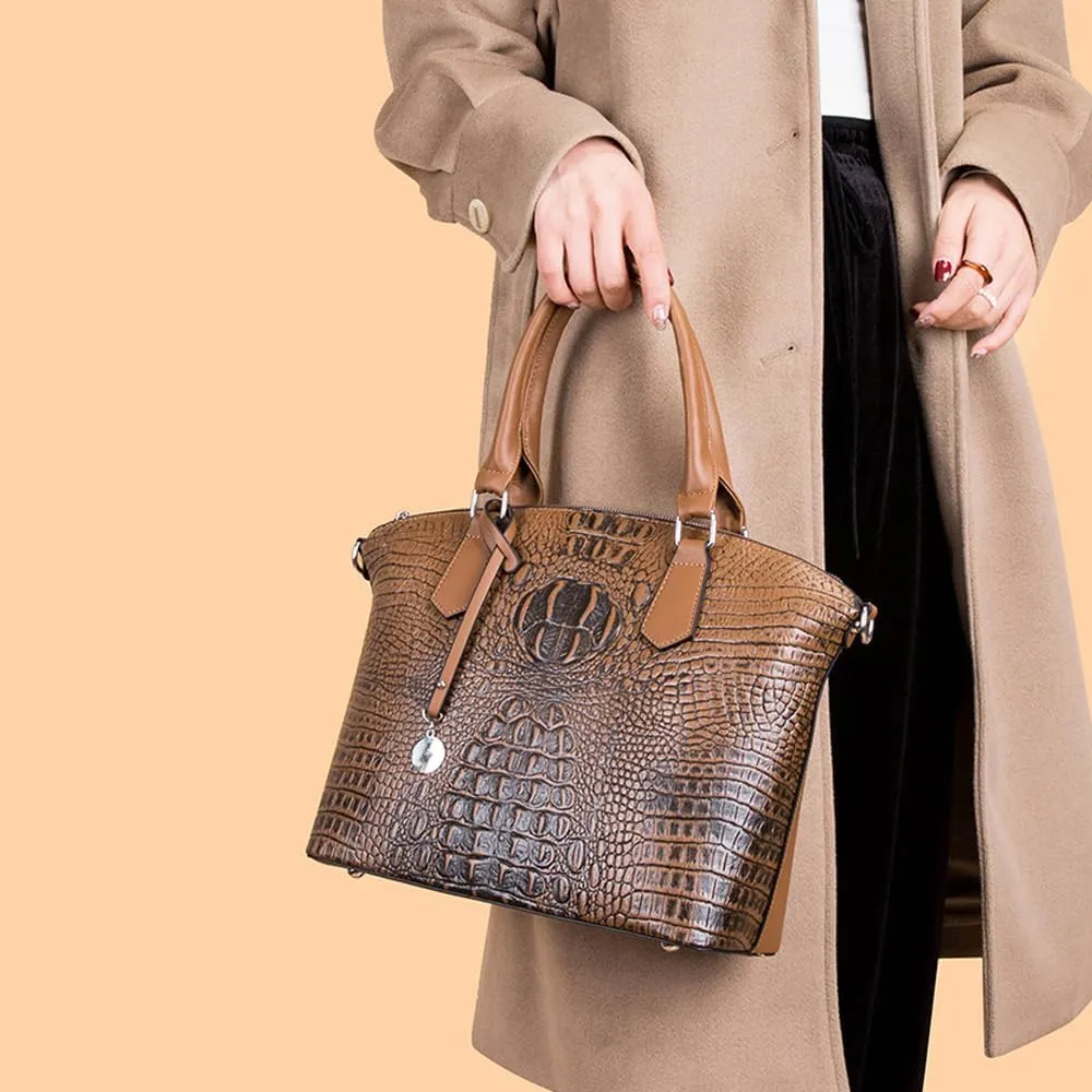 Women Handbags and Purses Set Tote Bags Satchel Bag Shoulder Bag Ladies Work Bag Small Crossbody Bag Wallet 3 PSC