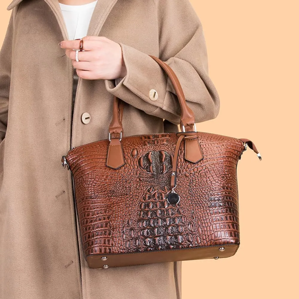 Women Handbags and Purses Set Tote Bags Satchel Bag Shoulder Bag Ladies Work Bag Small Crossbody Bag Wallet 3 PSC