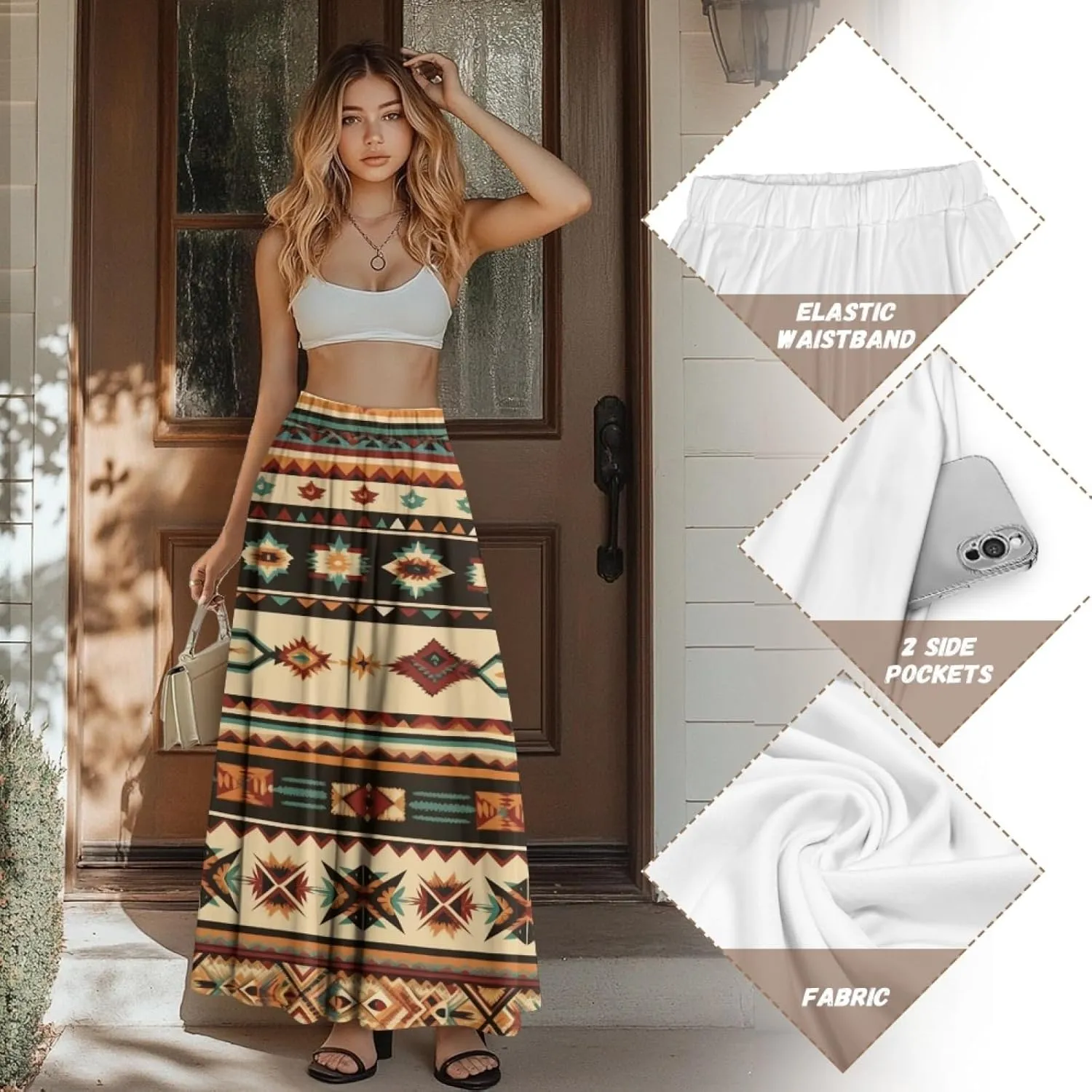 Women Long Skirts for Ladies Aline Skirts
