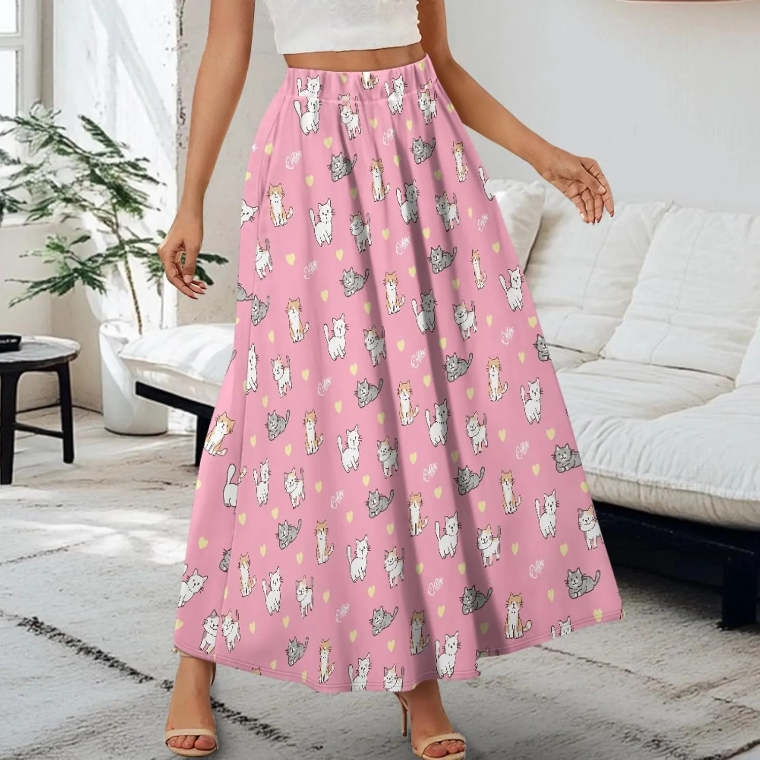 Women Long Skirts for Ladies Aline Skirts