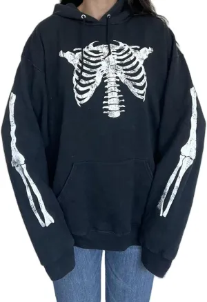 Women Men Y2k Hoodie Oversized Long Sleeve Pullover Sweatshirt Goth Grunge Aesthetic Hoodies Vintage Streetwear