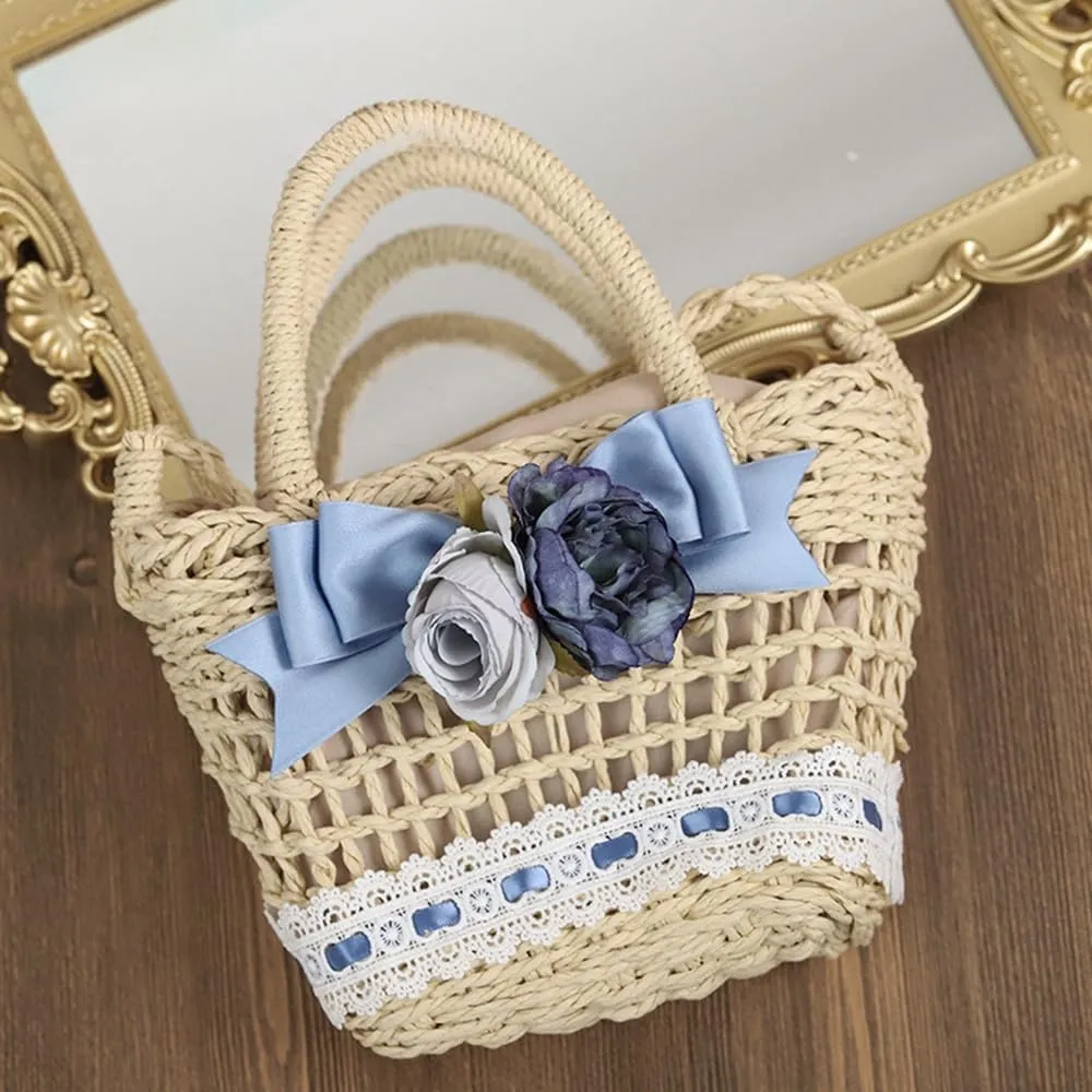 Women Straw Hobo Bag Small Shoulder Bag Summer Beach Rattan Handbag Small Tote Clutch Bag for Vacation