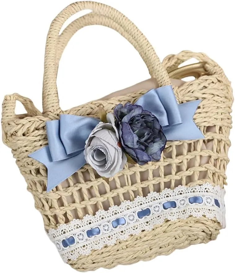 Women Straw Hobo Bag Small Shoulder Bag Summer Beach Rattan Handbag Small Tote Clutch Bag for Vacation
