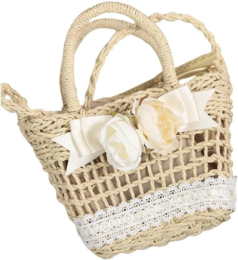 Women Straw Hobo Bag Small Shoulder Bag Summer Beach Rattan Handbag Small Tote Clutch Bag for Vacation