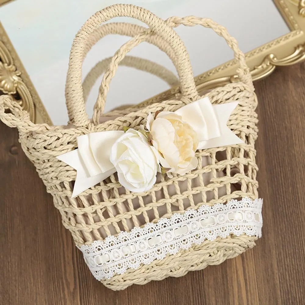 Women Straw Hobo Bag Small Shoulder Bag Summer Beach Rattan Handbag Small Tote Clutch Bag for Vacation
