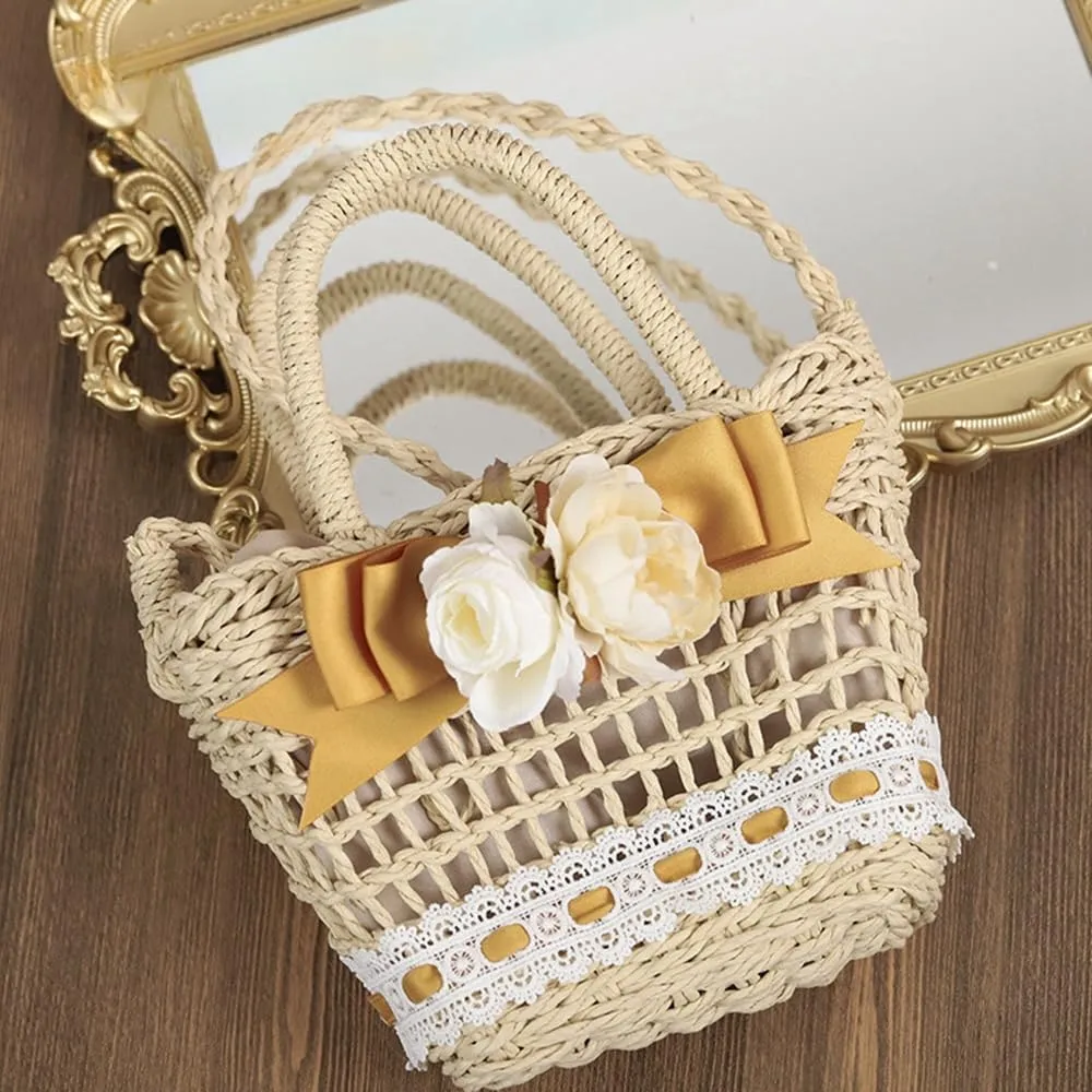 Women Straw Hobo Bag Small Shoulder Bag Summer Beach Rattan Handbag Small Tote Clutch Bag for Vacation