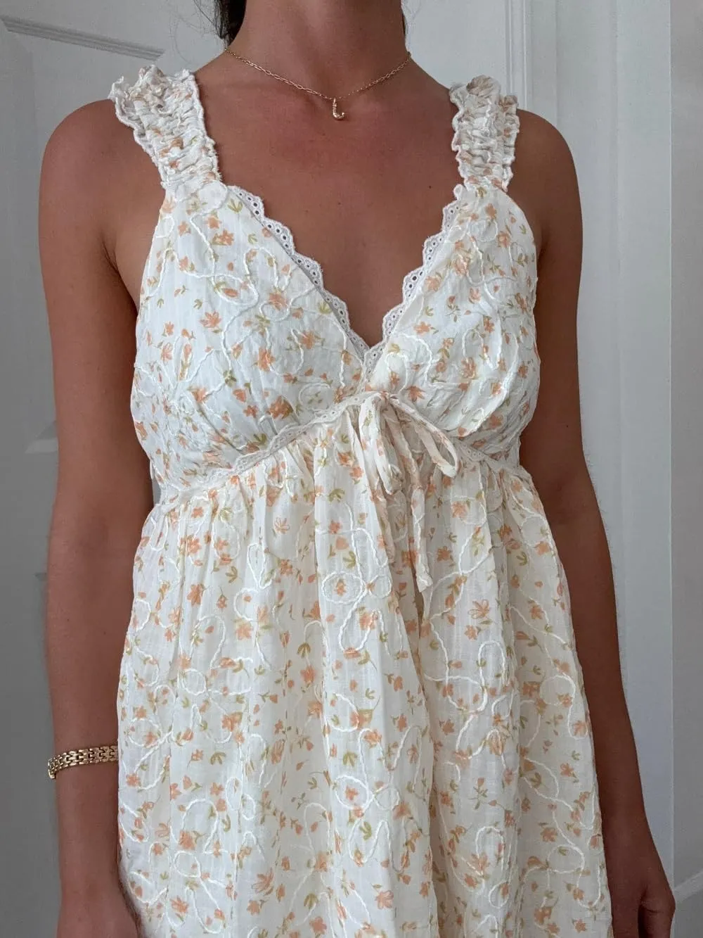Women V Neck Loose Mini Dress Boho Flowy Tiered Babydoll Sundress Y2K Sleeveless Going Out Dresses