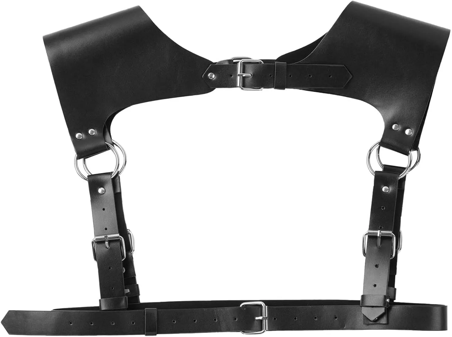 Women's Body Chest Harness Waist Belt Straps Suspenders Punk Harajuku Leather Straps Adjustable