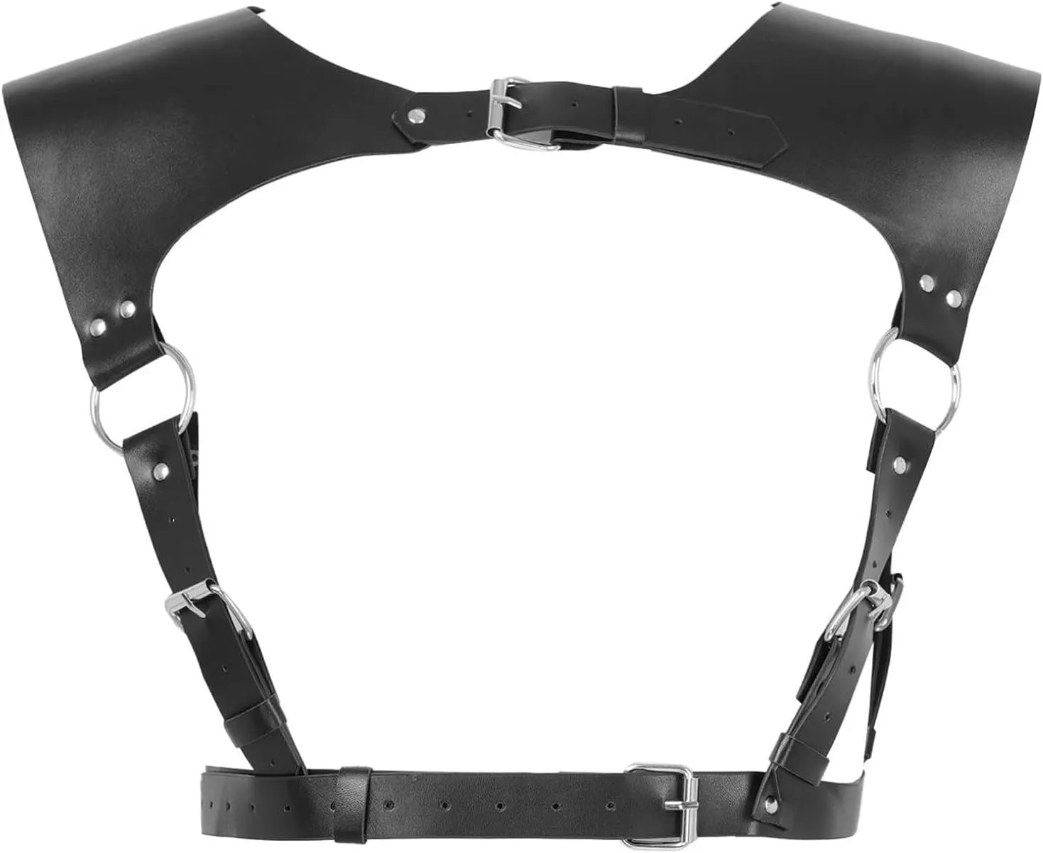 Women's Body Chest Harness Waist Belt Straps Suspenders Punk Harajuku Leather Straps Adjustable