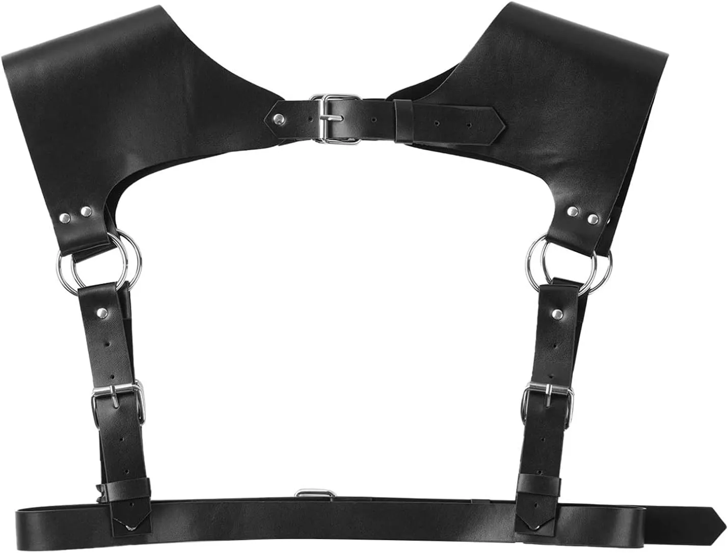 Women's Body Chest Harness Waist Belt Straps Suspenders Punk Harajuku Leather Straps Adjustable