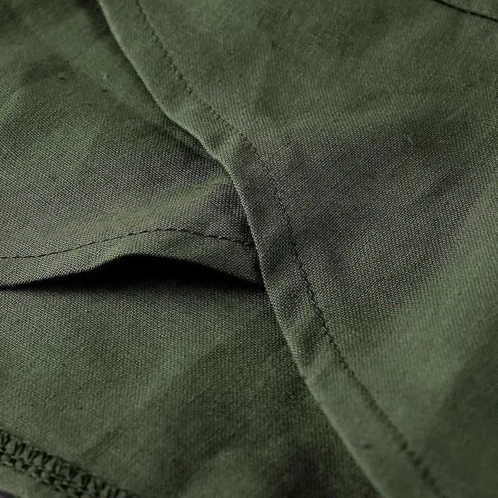 Womens Linen Pants 2025 Summer Casual Loose Waist Long Solid Cotton Pants Cotton Linen Lounge Beach Summer Pants