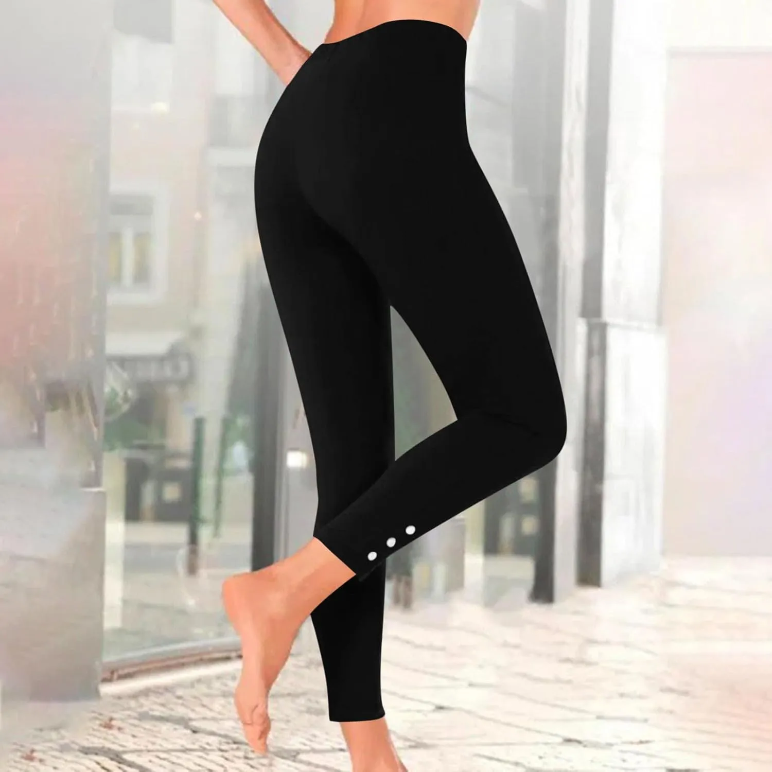 Women's Yoga Pants Leggings for Summer High Waist Casual Running Yoga Pants Tummy Control Workout Leggings Tights
