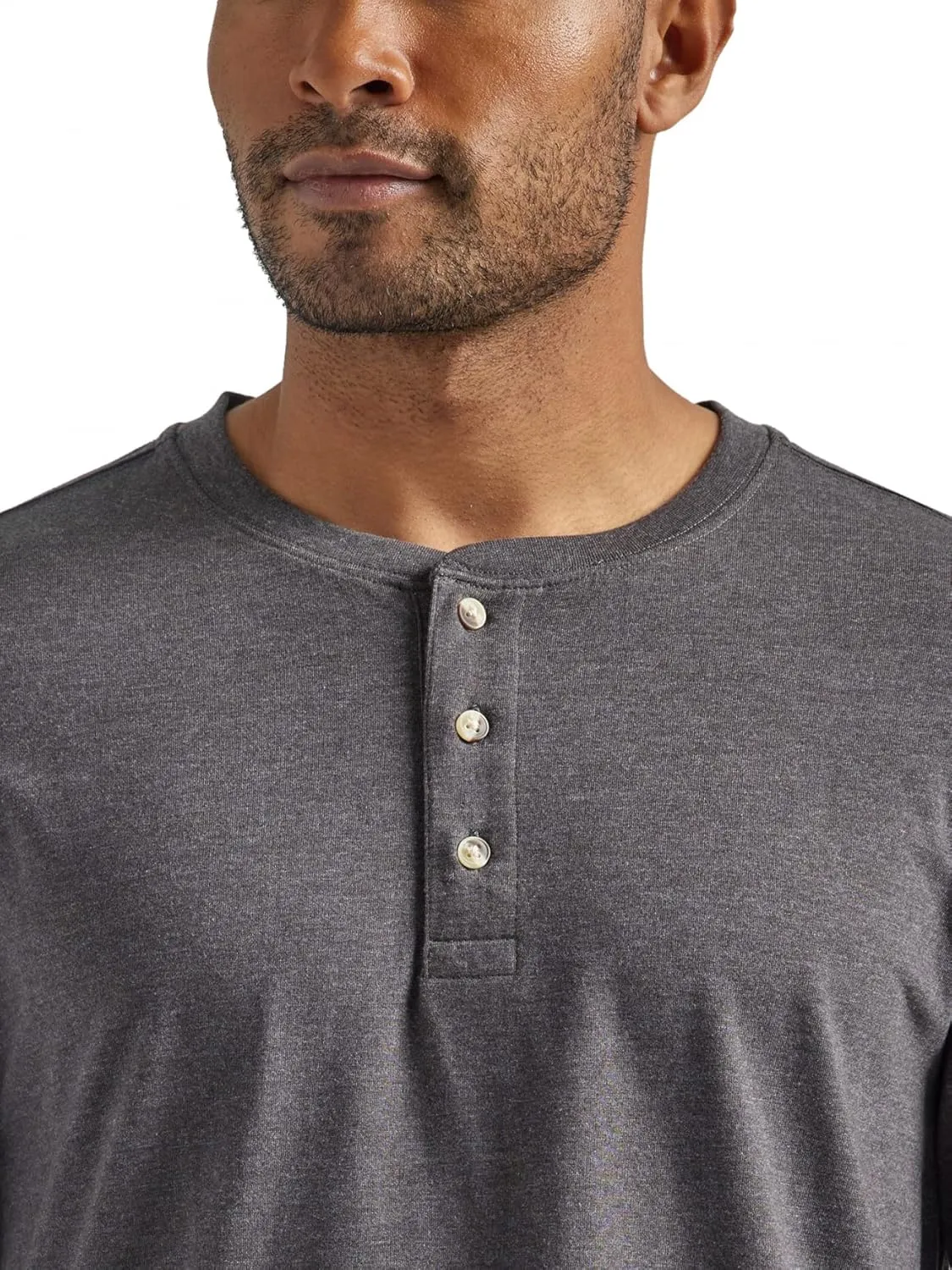Wrangler Authentics Men's Short Sleeve Henley Tee