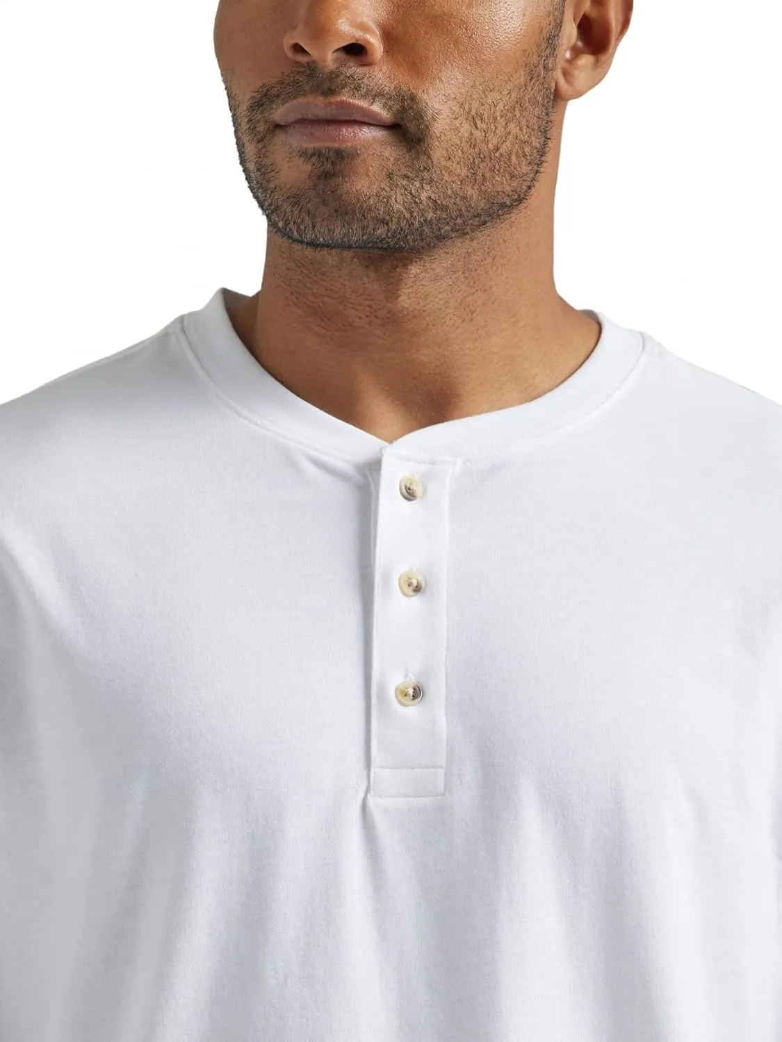 Wrangler Authentics Men's Short Sleeve Henley Tee
