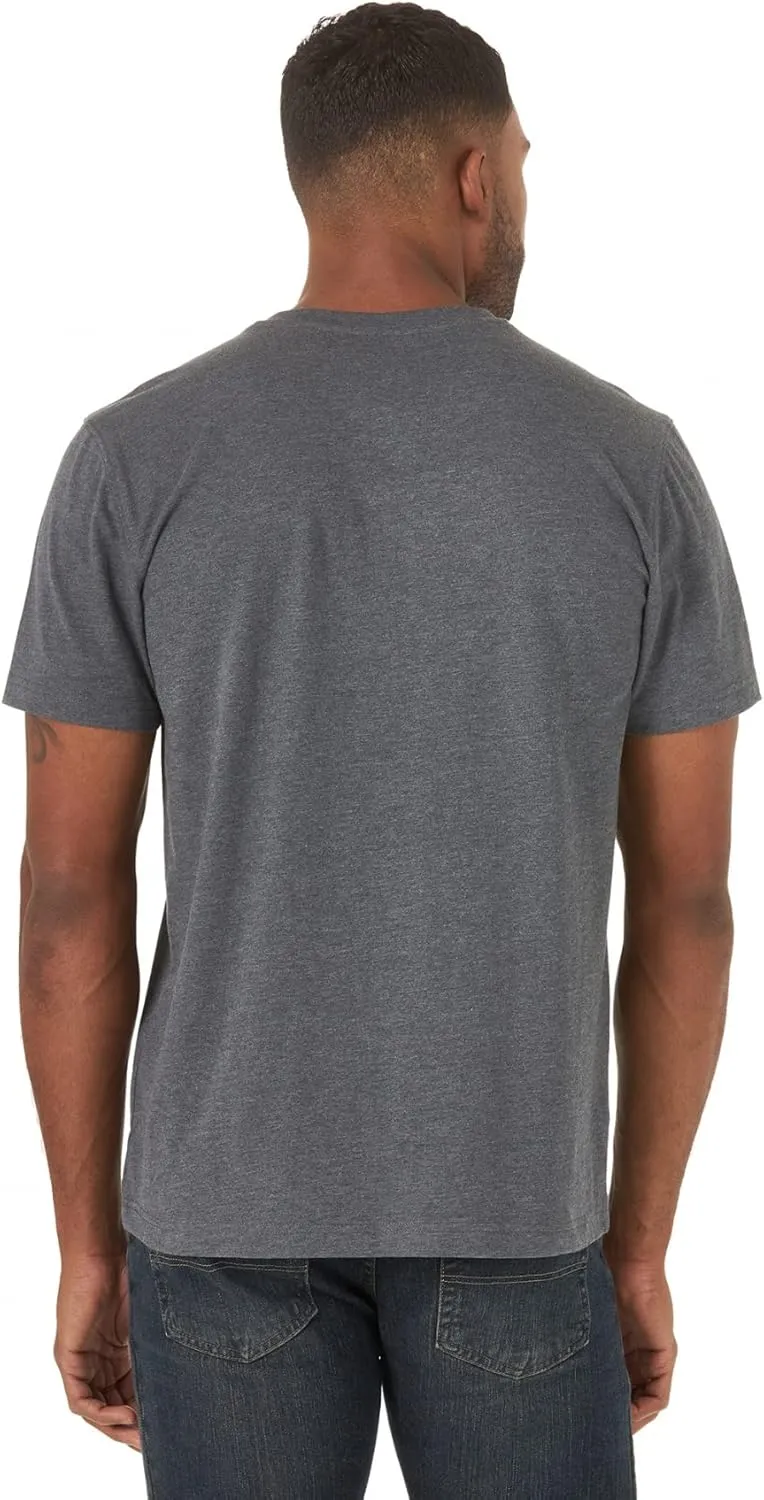 Wrangler Authentics Men's Short Sleeve Henley Tee
